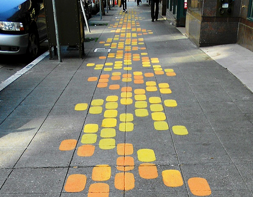 Yellow brick road stock image. Image of footpath, bright - 34635079